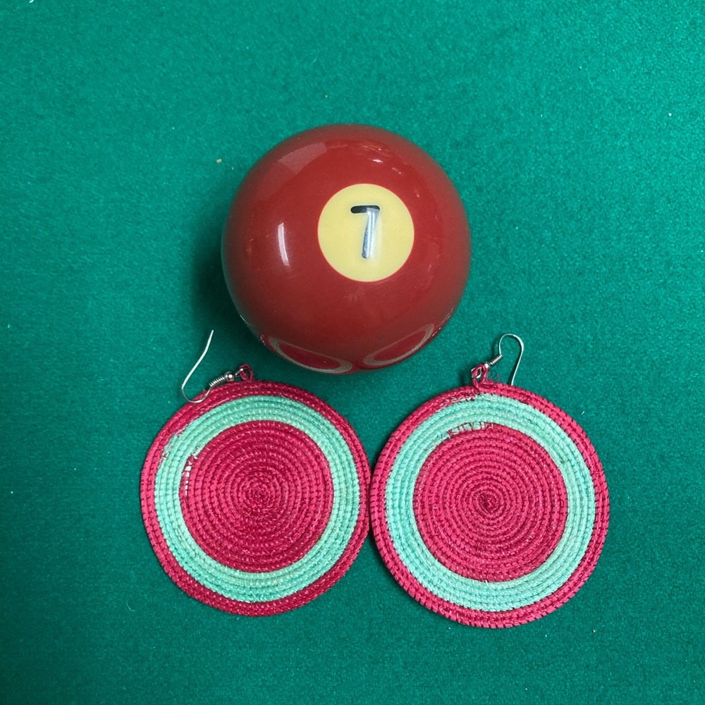 African Basket Earrings